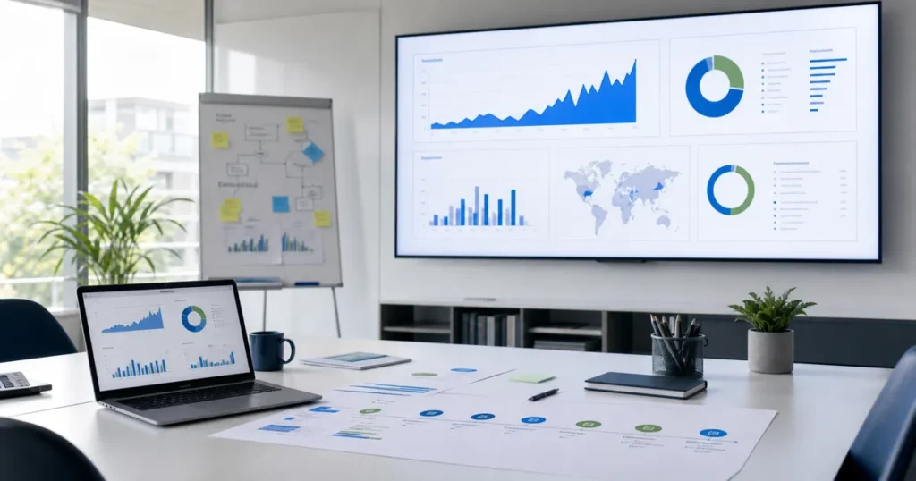 Agencia de SEO analizando auditoría, palabras clave y crecimiento orgánico