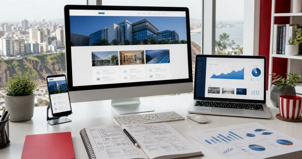 Diseño de páginas web en Perú para empresas con versión responsive y analítica