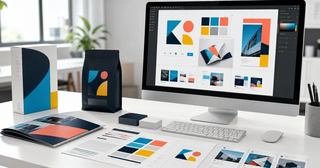 Servicios de diseño gráfico para branding, publicidad, packaging, material editorial y contenido digital