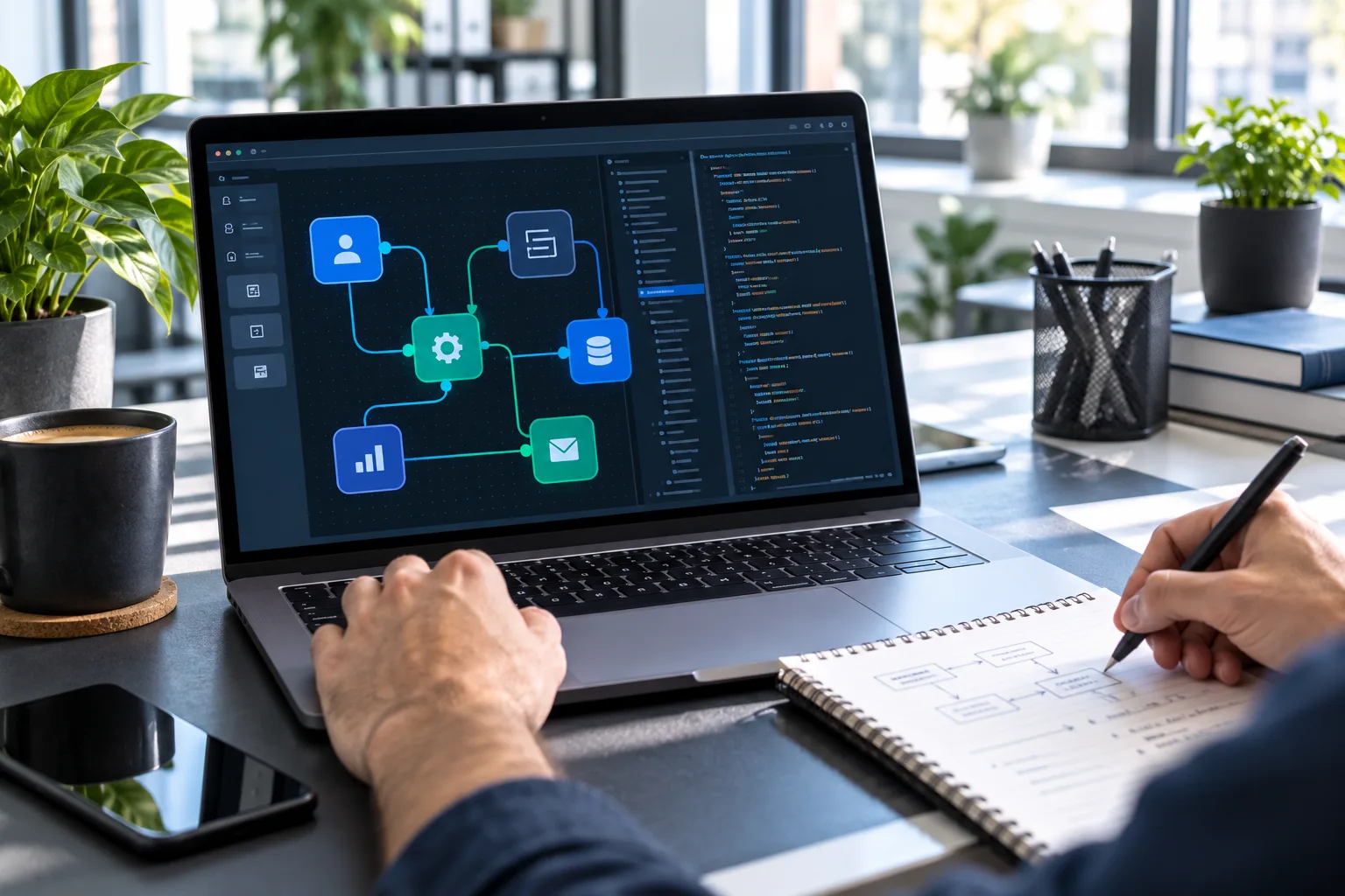 Entorno conceptual de programación e integración de módulos